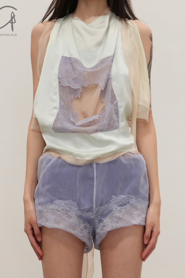 Joyce Bao 25 Spring/Summer Iris Top JB-JB00-01001-BHL Mint Green